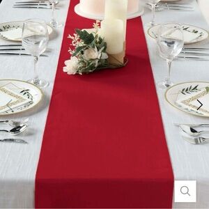 Crimson Table Runners